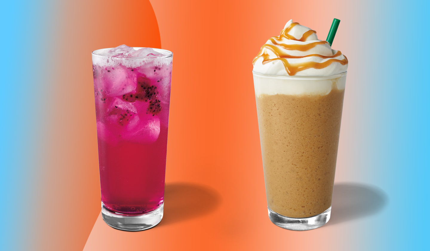 Drinks em destaque da Starbucks